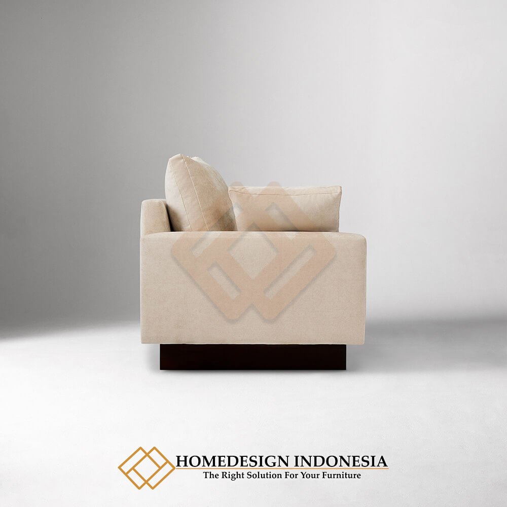 Sofa Minimalis 2 Dudukan Furniture Jepara Terbaru HD-1917.1