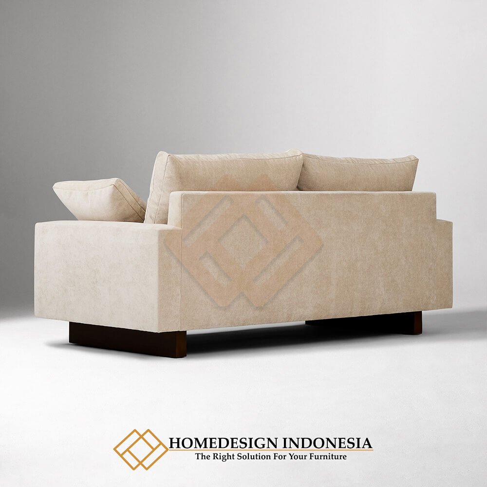 Sofa Minimalis 2 Dudukan Furniture Jepara Terbaru HD-1917.2