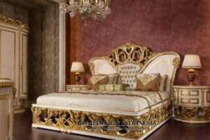 Tempat Tidur Mewah Terbaru Elegant Carving Palace HD-1932