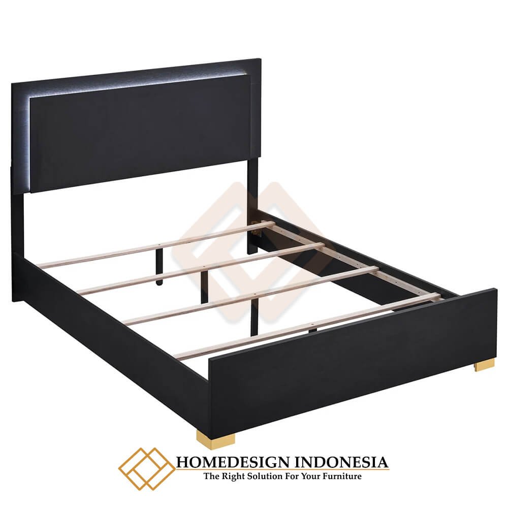 Tempat Tidur Minimalis Terbaru White Lily Solid Duco Color HD-1933.2