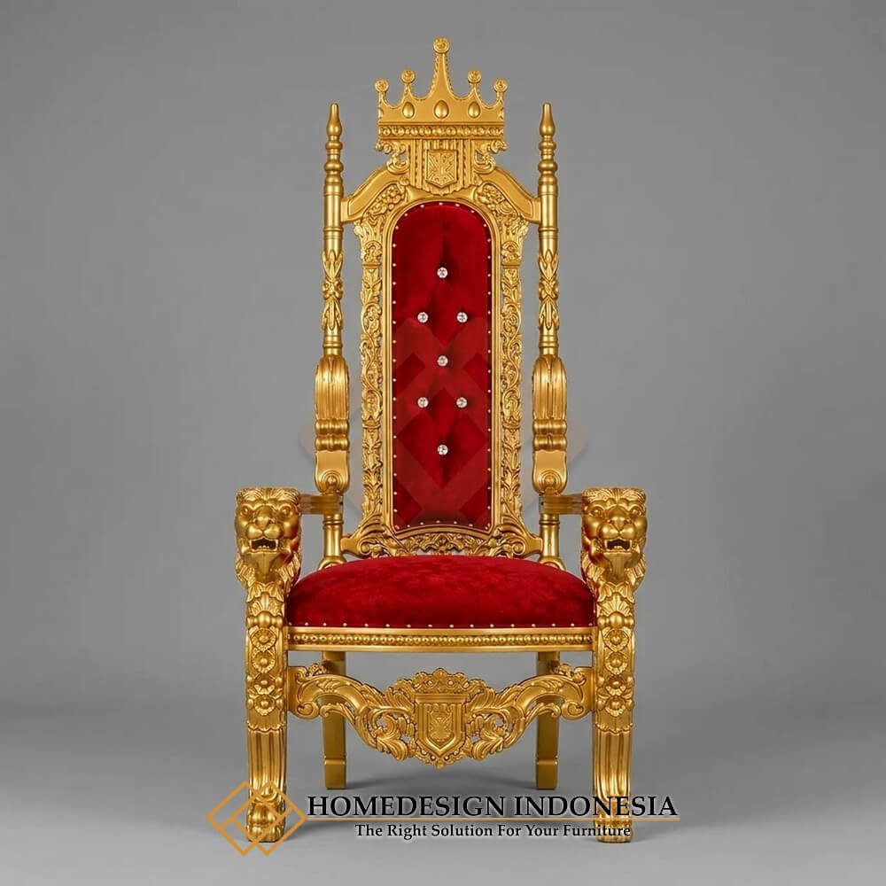 Thrones Chair Carving Design Solid Duco Elegance HD-1906.2