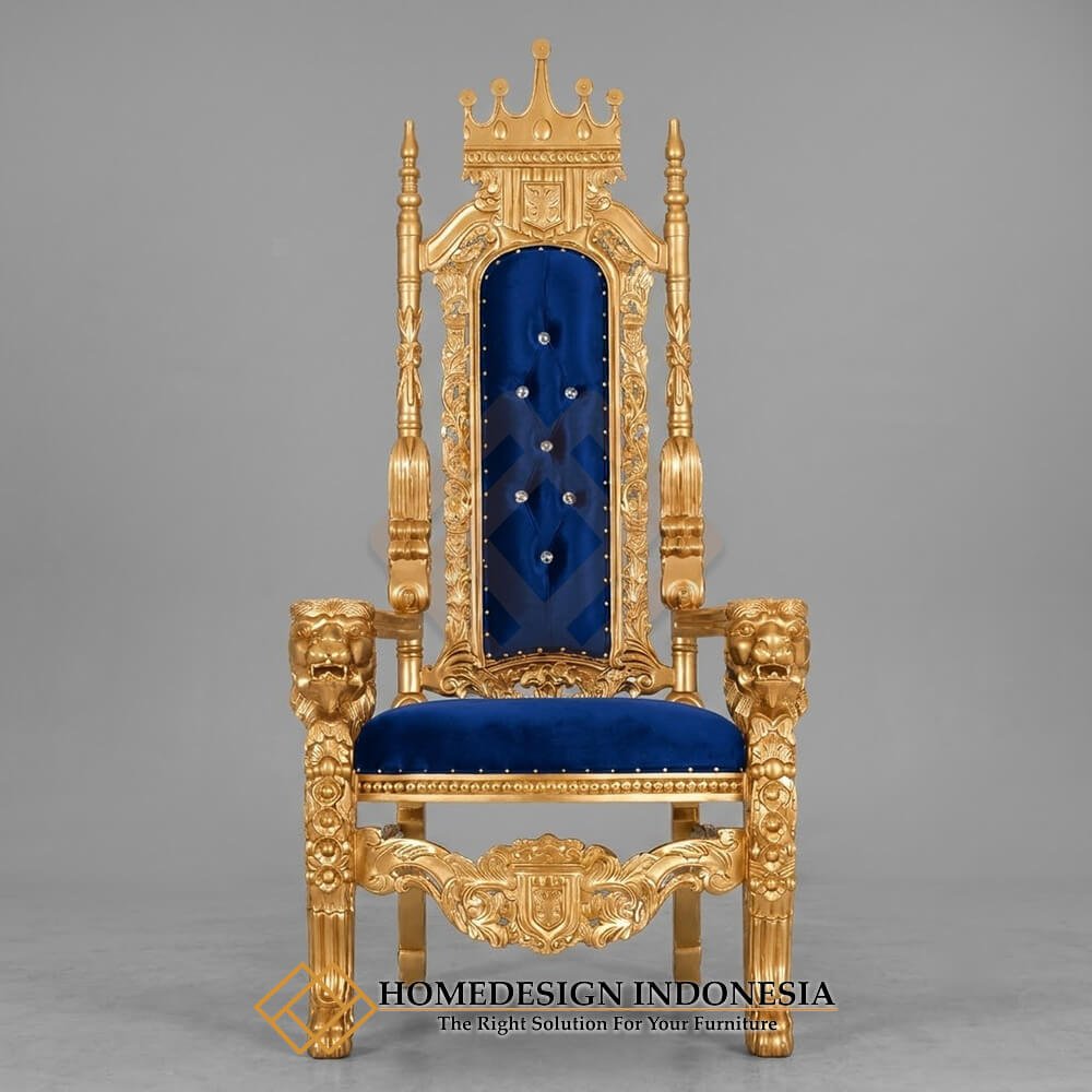 Thrones Chair Carving Design Solid Duco Elegance HD-1906