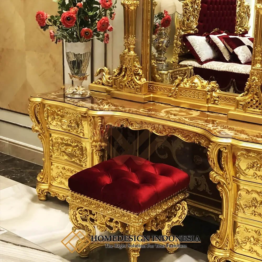 Harga Meja Rias Mewah Klasik Ukiran Jepara Majestic Style HD-1958.2