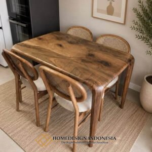 Meja Makan Minimalis Vintage Style Furniture Jepara HD-1966