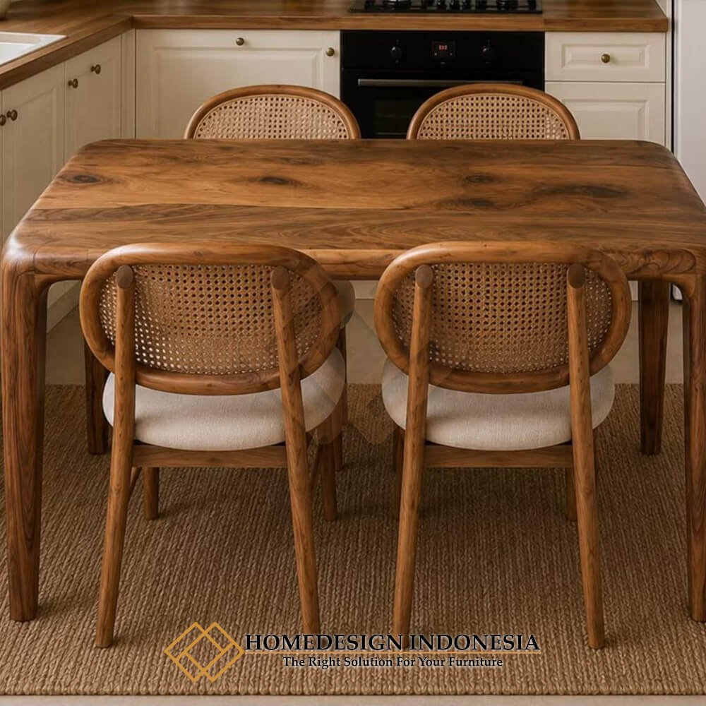 Meja Makan Minimalis Vintage Style Furniture Jepara HD-1966.2