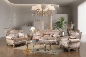 Model Sofa Mewah Ganesha Solid Duco Premium Champagne Color HD-1979