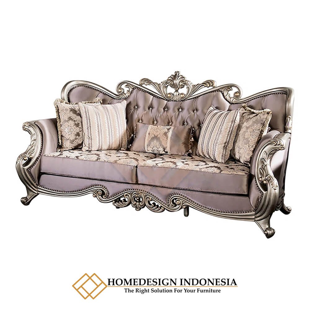 Set Sofa Mewah Ukiran Jepara Klasik Premium Style HD-1977.1
