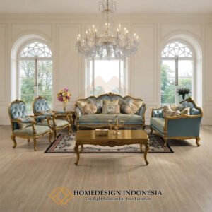 Sofa Tamu Mewah Klasik Ukiran Jepara Desain Cantik Interior Design HD-1976