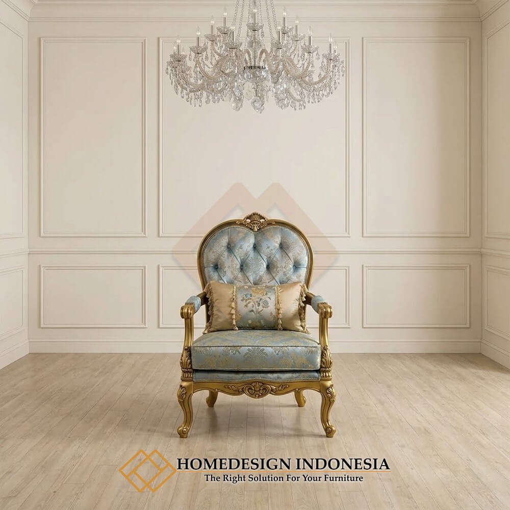 Sofa Tamu Mewah Klasik Ukiran Jepara Desain Cantik Interior Design HD-1976.2