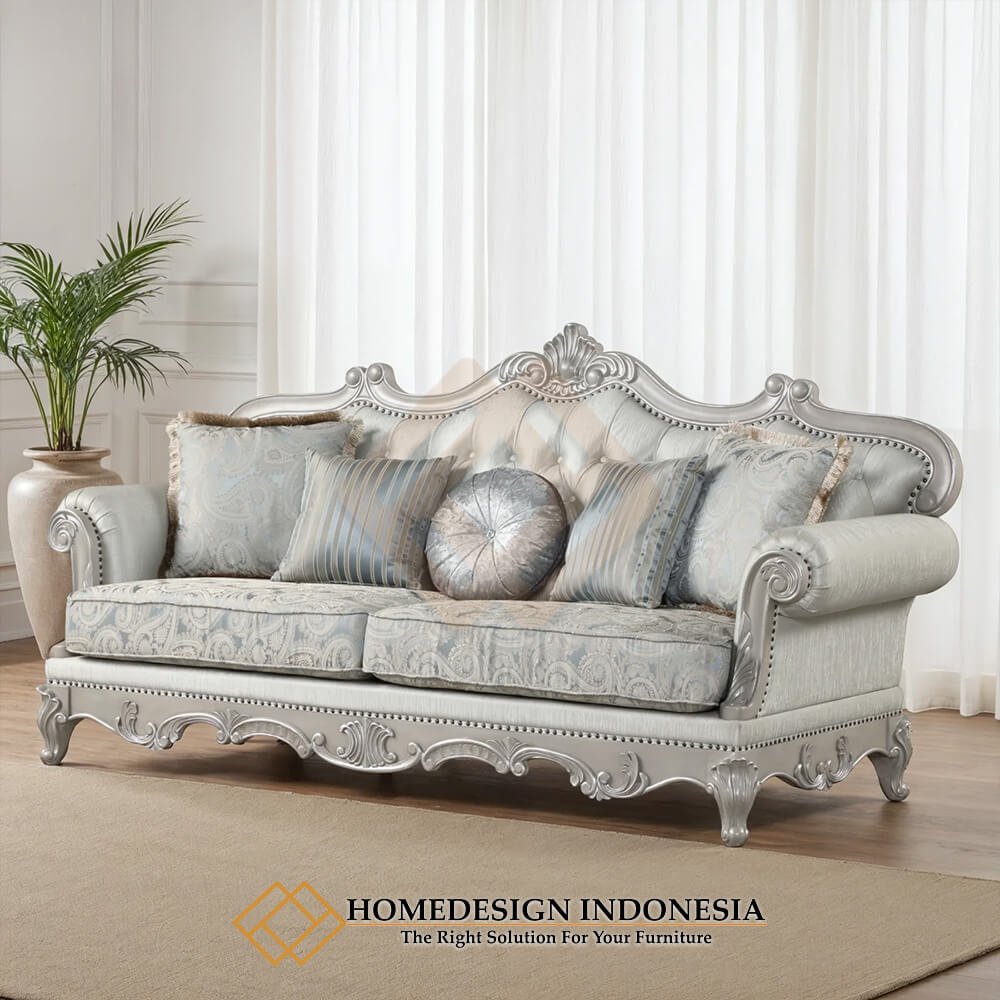 Sofa Ukiran Mewah Jepara Solid Duco Furniture Klasik HD-1975.1