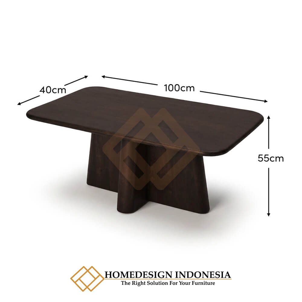 Harga Meja Tamu Minimalis Kayu Jati Solid Premium HD-1999.2