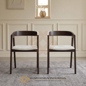 Kursi Makan Minimalis Kayu Jati Modern Simple Design HD-2009