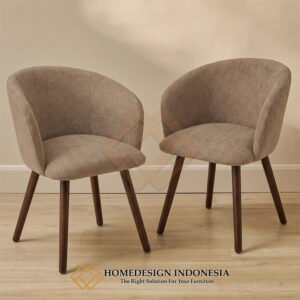 Kursi Makan Minimalis Rangka Kayu Jati Solid Cantik HD-1993