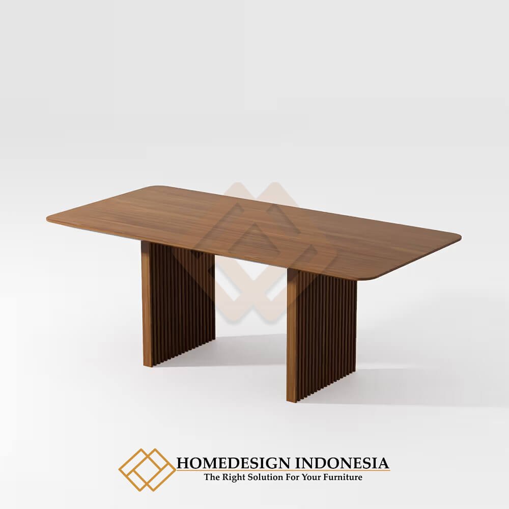 Meja Makan Jati Minimalis Modern Design Elegant HD-1989.1