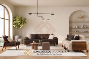 Set Sofa Minimalis Terbaru Kayu Jati Solid Premium HD-2003