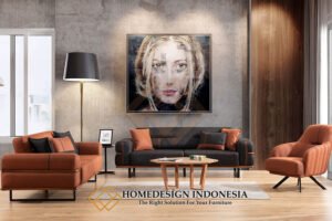 Sofa Tamu Minimalis Industrial Design Billy Jeans Cantik HD-2002